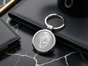 Saab Portachiavi Personalizzato Logo Premium LT